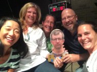 Me, Beth Mueller, Rob Mueller, Ben Johnston-Krase, Corey Nelson, Miriam Nelson